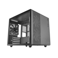 Mars Gaming MCMPRO, Boîtier Professionnel Compact Micro-ATX, Fenêtre Latérale Complète en Verre Trempé, 3X Ventilateurs 120mm, P
