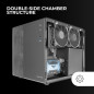 Mars Gaming MCMPRO, Boîtier Professionnel Compact Micro-ATX, Fenêtre Latérale Complète en Verre Trempé, 3X Ventilateurs 120mm, P Mars Gaming MCMPRO, Boîtier Professionnel Compact Micro-ATX, Fenêtre Latérale Complète en Verre Trempé, 3X Ventilateurs 120mm, P