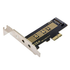 chenyang M.2 NGFF NVME AHCI M-Key SSD vers PCIe 3.0 X1 Carte adaptateur PCI Express avec support 8cm/12cm