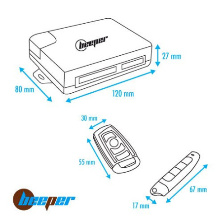 Module de Verrouillage centralisé TSX2-N BEEPER