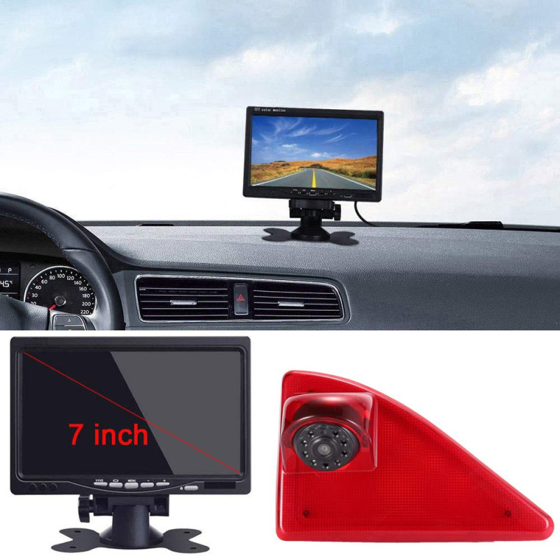Troisième monté sur Le Toit Haut Lampe Frein lumière arrière Caméra de recul Peut Ajuster l'angle Vision Nocturne Infrarouge pou Troisième monté sur Le Toit Haut Lampe Frein lumière arrière Caméra de recul Peut Ajuster l'angle Vision Nocturne Infrarouge pou