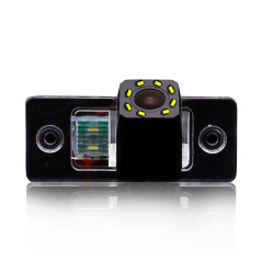 HD CCD avec 8 LED Caméra de Recul Voiture en Couleur Kit Caméra Vue arrière de Voiture Imperméable IP67 avec Large Vision Noctur