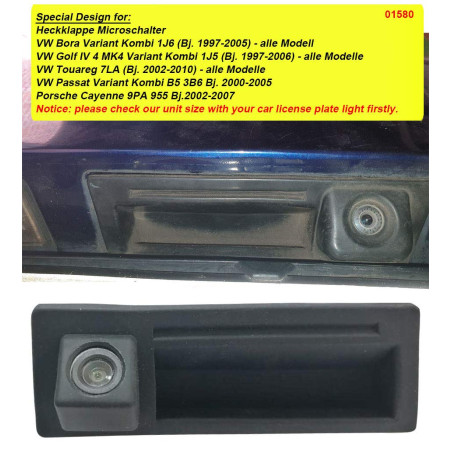 Poignée de Coffre de Voiture caméra de recul de Rechange Replacement for VW Touareg 7LA Bora Variant Break 1J6 Golf IV 4 MK4 Var