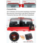 HD Auto IP68 1280pixels Haut Lampe Freinage lumière Vue arrière Caméra de recul Peut Ajuster l'angle Vision Nocturne Compatible HD Auto IP68 1280pixels Haut Lampe Freinage lumière Vue arrière Caméra de recul Peut Ajuster l'angle Vision Nocturne Compatible