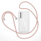 XTCASE Collier pour Samsung Galaxy S22 5G Coque, Etui avec Cordon - Tour de Cou Lanière en Corde - Transparente Silicone Housse XTCASE Collier pour Samsung Galaxy S22 5G Coque, Etui avec Cordon - Tour de Cou Lanière en Corde - Transparente Silicone Housse