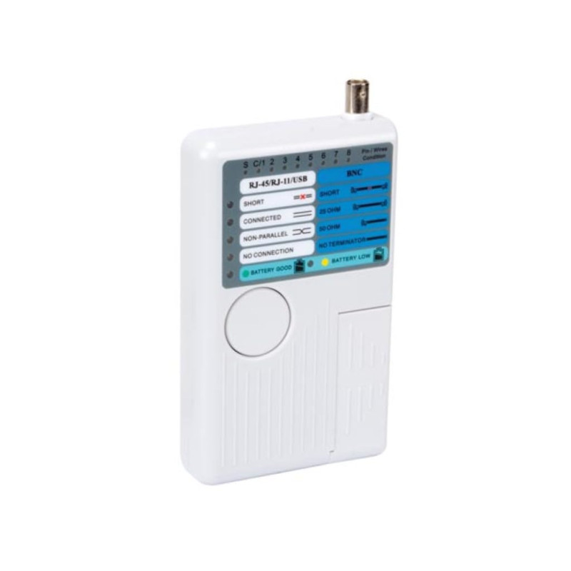 Velleman Testeur de câbles USB, LAN, RJ45, RJ11, RJ12 Velleman Testeur de câbles USB, LAN, RJ45, RJ11, RJ12