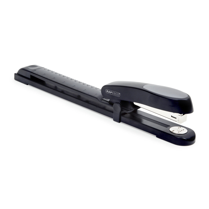 Rapesco R79026NS Agrafeuse à Long Bras Manta Ray, Capacité de 20 Feuilles, Noir Rapesco R79026NS Agrafeuse à Long Bras Manta Ray, Capacité de 20 Feuilles, Noir