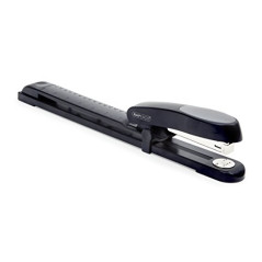 Rapesco R79026NS Agrafeuse à Long Bras Manta Ray, Capacité de 20 Feuilles, Noir