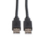 ROLINE Câble USB 2.0 Type A-A, noir, 3,0 m