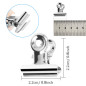 Bulldog Clips Métal, 50Pcs Pinces à Charnière en Metal, 22mm Pince Papier, Argent Bulldog Binder Clips pour Photos, Fournitures Bulldog Clips Métal, 50Pcs Pinces à Charnière en Metal, 22mm Pince Papier, Argent Bulldog Binder Clips pour Photos, Fournitures