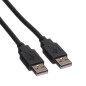 ROLINE Câble USB 2.0 Type A-A, noir, 3,0 m