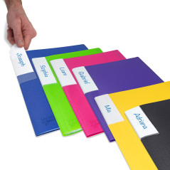 Rapesco 1647 Protège-Document avec Protection Antibactérienne, 40 Pochettes, A4, Couleurs Assorties, Lot de 6