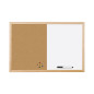 Bi-Office Budget - Tableau Mixte, d’Affichage en Liège et Blanc Magnétique Effaçable à Sec, Cadre en Bois, 60 x 45 cm Bi-Office Budget - Tableau Mixte, d’Affichage en Liège et Blanc Magnétique Effaçable à Sec, Cadre en Bois, 60 x 45 cm