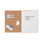 Bi-Office Budget - Tableau Mixte, d’Affichage en Liège et Blanc Magnétique Effaçable à Sec, Cadre en Bois, 60 x 45 cm Bi-Office Budget - Tableau Mixte, d’Affichage en Liège et Blanc Magnétique Effaçable à Sec, Cadre en Bois, 60 x 45 cm