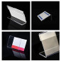20 Pcs Porte-étiquette Transparent,9x6 cm Acrylique Transparent Étiquettes de Prix, Mini Affichage du Signe Porte-cartes, Étique 20 Pcs Porte-étiquette Transparent,9x6 cm Acrylique Transparent Étiquettes de Prix, Mini Affichage du Signe Porte-cartes, Étique