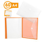 Starplast Dossiers Avec Pochettes - Classeurs en Plastique, Porte-documents, Fermeture Élastique, Format A4, pour Usage Scolaire Starplast Dossiers Avec Pochettes - Classeurs en Plastique, Porte-documents, Fermeture Élastique, Format A4, pour Usage Scolaire