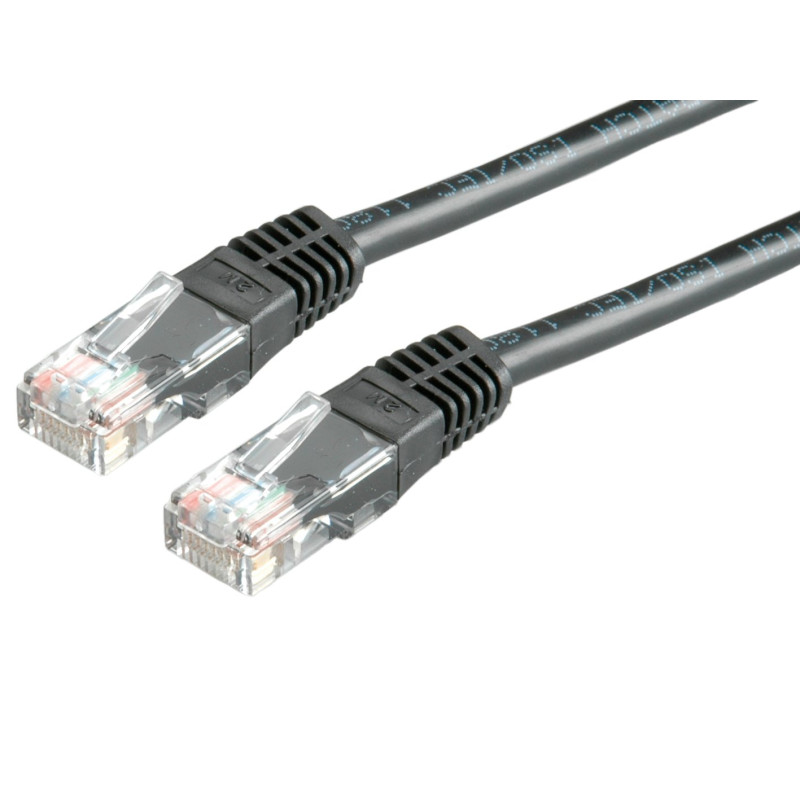 VALUE Cordon LAN Cat 6 | Câble réseau UTP Ethernet avec connecteur RJ45 | noir 3 m VALUE Cordon LAN Cat 6 | Câble réseau UTP Ethernet avec connecteur RJ45 | noir 3 m
