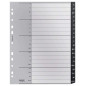 Leitz Intercalaires, 20 Onglets A-Z, A4, Extra-Large, Plastique 90% Recyclé, Écologique, Qualité Premium, Recycle, Gris, 1207000 Leitz Intercalaires, 20 Onglets A-Z, A4, Extra-Large, Plastique 90% Recyclé, Écologique, Qualité Premium, Recycle, Gris, 1207000