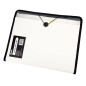D.RECT Set porte-documents avec porte-documents extensible et portable, porte-documents, élastique rond avec bouton de fermeture D.RECT Set porte-documents avec porte-documents extensible et portable, porte-documents, élastique rond avec bouton de fermeture