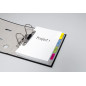 SIGEL Hn204 Marque-Pages Rigides "Tab Marker" en Film Transparent, 20 Feuilles de 3,8 X 5 cm, 4 Couleurs SIGEL Hn204 Marque-Pages Rigides "Tab Marker" en Film Transparent, 20 Feuilles de 3,8 X 5 cm, 4 Couleurs