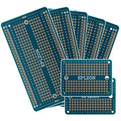 EPLZON PCB Prototype Board Carte de prototypage Breadboard soudable Protoboard Circuit Imprimé Double Faces pour les projets de