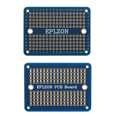 EPLZON PCB Prototype Board Carte de prototypage Breadboard soudable Protoboard Circuit Imprimé Double Faces pour les projets de 