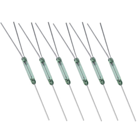 GUUZI 6 Pièces Bricolage Interrupteur à Lames électronique 3 Broches 4W Interrupteur Magnétique Conversion Normalement Ouverte 2