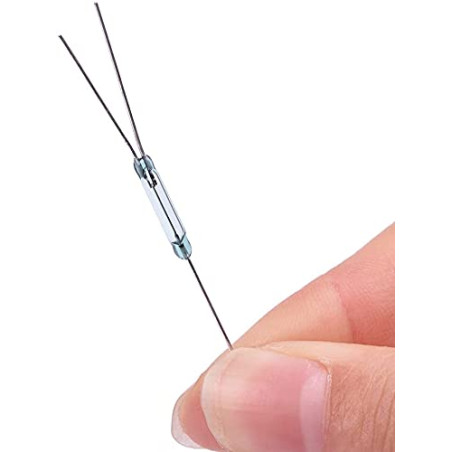 GUUZI 6 Pièces Bricolage Interrupteur à Lames électronique 3 Broches 4W Interrupteur Magnétique Conversion Normalement Ouverte 2