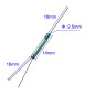 GUUZI 6 Pièces Bricolage Interrupteur à Lames électronique 3 Broches 4W Interrupteur Magnétique Conversion Normalement Ouverte 2 GUUZI 6 Pièces Bricolage Interrupteur à Lames électronique 3 Broches 4W Interrupteur Magnétique Conversion Normalement Ouverte 2