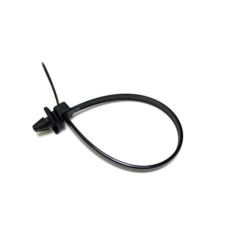 Kabelbinder avec ailettes, à encliqueter, en nylon, noir, 50 pièces, 4,8 mm x 100 mm