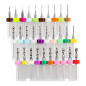 Genmitsu jeu de mèches pour circuits imprimés 30pcs, 0,1mm-3,0mm, 1/8" queue cannelée en spirale Mèches de toupie CNC pour la gr Genmitsu jeu de mèches pour circuits imprimés 30pcs, 0,1mm-3,0mm, 1/8" queue cannelée en spirale Mèches de toupie CNC pour la gr