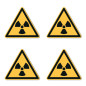 Avertissement des substances radioactives ou des rayons ionisants : W003 – DIN EN ISO 7010 / ASR A1.3 – Autocollants : Ø 10 cm Avertissement des substances radioactives ou des rayons ionisants : W003 – DIN EN ISO 7010 / ASR A1.3 – Autocollants : Ø 10 cm