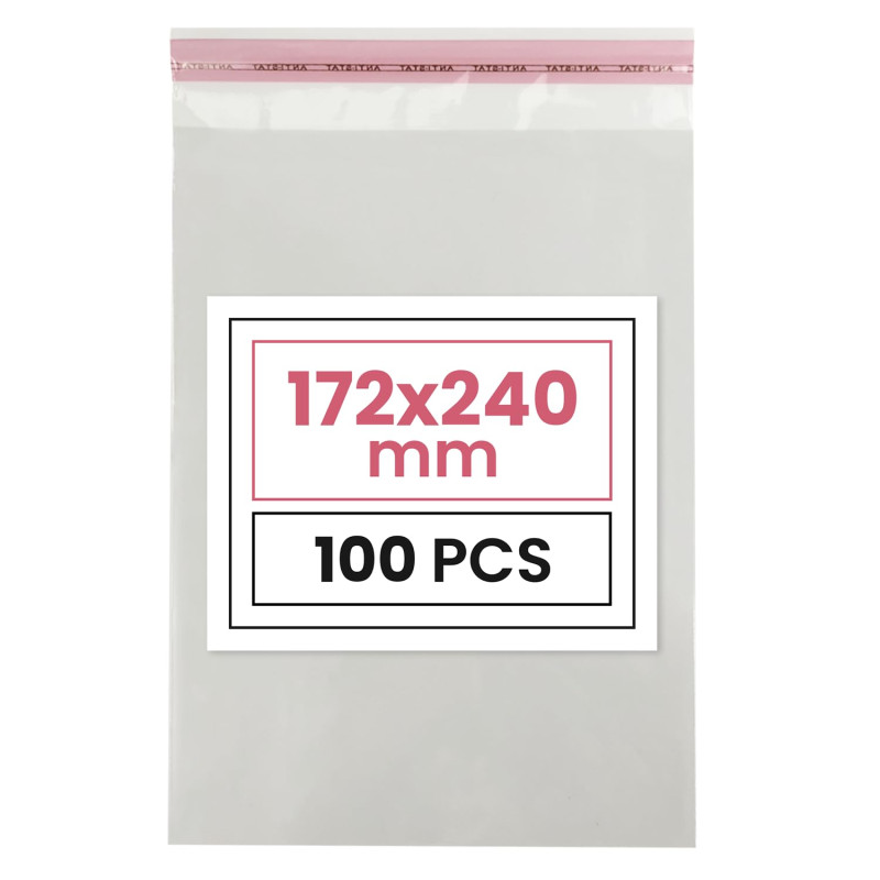 Netuno 100 sachets plats en PP 17,2 x 24 cm sachets plastiques transparents en polypropylène emballages d'envoi sacs plastiques Netuno 100 sachets plats en PP 17,2 x 24 cm sachets plastiques transparents en polypropylène emballages d'envoi sacs plastiques