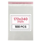 Netuno 100 sachets plats en PP 17,2 x 24 cm sachets plastiques transparents en polypropylène emballages d'envoi sacs plastiques Netuno 100 sachets plats en PP 17,2 x 24 cm sachets plastiques transparents en polypropylène emballages d'envoi sacs plastiques