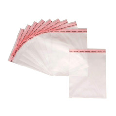 Netuno 100 sachets plats en PP 17,2 x 24 cm sachets plastiques transparents en polypropylène emballages d'envoi sacs plastiques