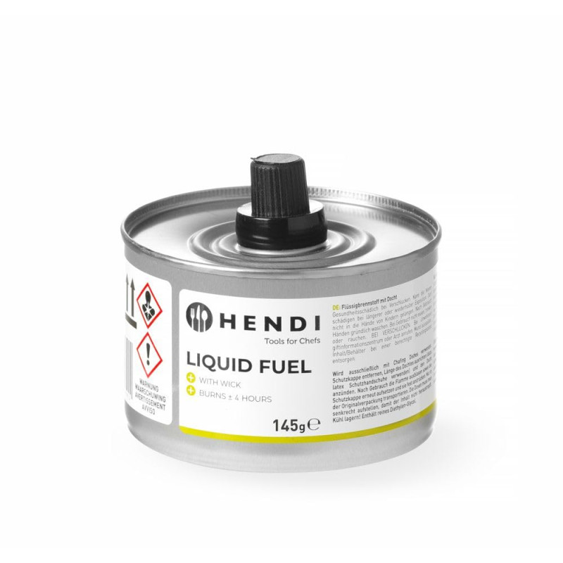 HENDI Combustible liquide, avec mèche, carburant liquide, brûleurs à mèche chauffantes pour réchauds, plats chauds, chafing dish HENDI Combustible liquide, avec mèche, carburant liquide, brûleurs à mèche chauffantes pour réchauds, plats chauds, chafing dish