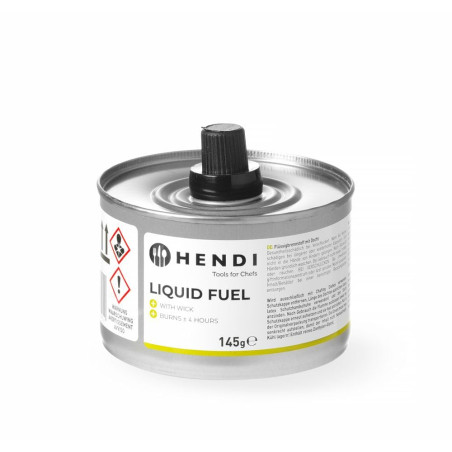 HENDI Combustible liquide, avec mèche, carburant liquide, brûleurs à mèche chauffantes pour réchauds, plats chauds, chafing dish
