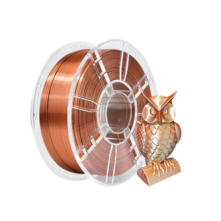 iBOSS PLA+1.75mm Filament, filament de cuivre de soie brillante, précision dimensionnelle +/- 0,02 mm, bobine de 1 kg (2,2 kg) p