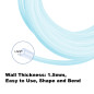 Tuyau en silicone de 3 mm ID x 6 mm OD - 8 mètres, LAVMHAB Tuyau de qualité alimentaire flexible en silicone transparent pour tr Tuyau en silicone de 3 mm ID x 6 mm OD - 8 mètres, LAVMHAB Tuyau de qualité alimentaire flexible en silicone transparent pour tr