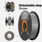 PETG+ Filament 1.75mm, Imprimante 3D Filament PETG+, Précision Dimensionnelle +/- 0.02mm, 1KG Bobine (2.2 LBS) Filament d'impres PETG+ Filament 1.75mm, Imprimante 3D Filament PETG+, Précision Dimensionnelle +/- 0.02mm, 1KG Bobine (2.2 LBS) Filament d'impres