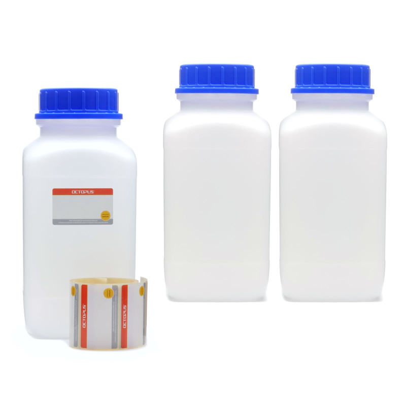 Octopus 3X 2500 ML flacons à col Large avec Bouchon à Visser, flacons pour Produits Chimiques et Laboratoires Octopus 3X 2500 ML flacons à col Large avec Bouchon à Visser, flacons pour Produits Chimiques et Laboratoires