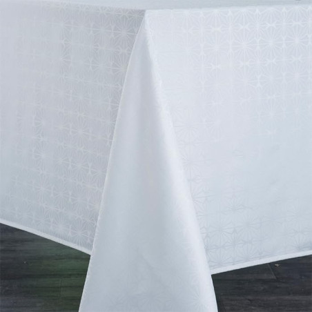 Nydel Venezia - Nappe en damassé résistant Carré : 160 x 160 cm