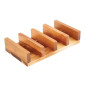 Olympia Support à Tacos en Bois d'Acacia, Bois d'Acacia, Dimensions: 55(H) x 275(L) x 150(P)mm, Contient jusqu'à 4 Tacos, Suppor Olympia Support à Tacos en Bois d'Acacia, Bois d'Acacia, Dimensions: 55(H) x 275(L) x 150(P)mm, Contient jusqu'à 4 Tacos, Suppor