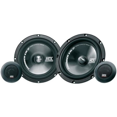 MTX - Kit de Haut-parleurs 2 Voies TX265S, 16,5 cm de diamètre, 65 W, RMS 260 W, Peak 4O