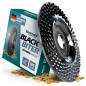 Bayerwald "Black Biter" - disque à râper - Ø 125 mm x 22,2 mm | ponçage rapide et grossier du bois et des matériaux à base de bo Bayerwald "Black Biter" - disque à râper - Ø 125 mm x 22,2 mm | ponçage rapide et grossier du bois et des matériaux à base de bo