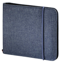 Hama Pochette Up to Fashion (pour 24 disques, CD/DVD/Blu-Ray/Livres Audio, étui de Rangement, Gain de Place pour la Voiture, la