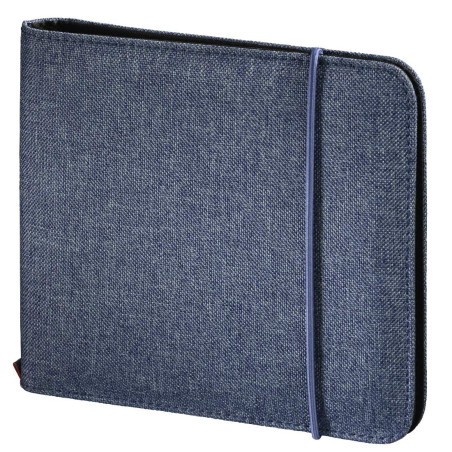 Hama Pochette Up to Fashion (pour 24 disques, CD/DVD/Blu-Ray/Livres Audio, étui de Rangement, Gain de Place pour la Voiture, la