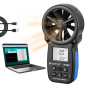 HoldPeak Anémomètre Digital Portable HP-866A VMC Anémomètre Mesure La Vitesse Du Vent + Tempéra HoldPeak Anémomètre Digital Portable HP-866A VMC Anémomètre Mesure La Vitesse Du Vent + Tempéra