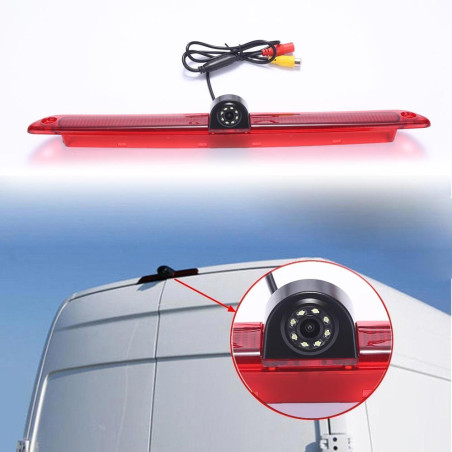 Voiture Troisième monté sur Le Toit Haut caméra Lampe de Frein lumière de Frein Vue arrière Caméra de recul pour Transporter Mer