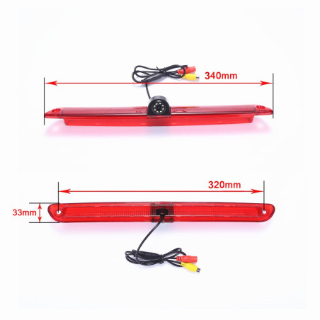 Voiture Troisième monté sur Le Toit Haut caméra Lampe de Frein lumière de Frein Vue arrière Caméra de recul pour Transporter Mer